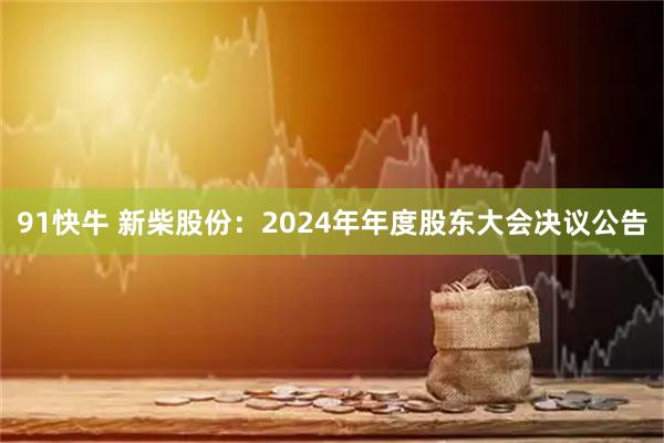 91快牛 新柴股份：2024年年度股东大会决议公告