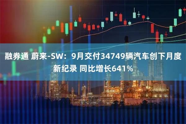 融券通 蔚来-SW：9月交付34749辆汽车创下月度新纪录 同比增长641%