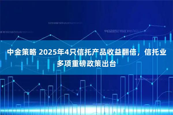中金策略 2025年4只信托产品收益翻倍，信托业多项重磅政策出台